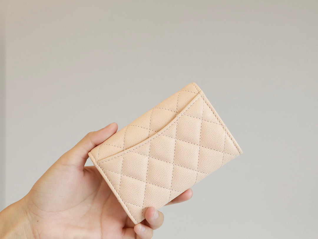 Chanel Wallets? Chanel Card Holder Elegant Everyday Leather Wallet