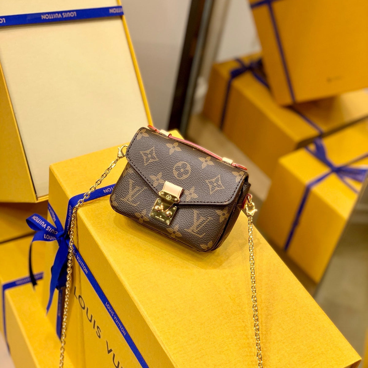 Louis Vuitton Wallets? Louis Vuitton Lou Micro Metis Bag Elegant Everyday Leather Wallet