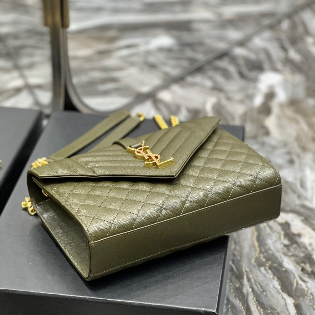 Saint Laurent Wallets? Saint Laurent Envelope Medium Bag Elegant Everyday Leather Wallet