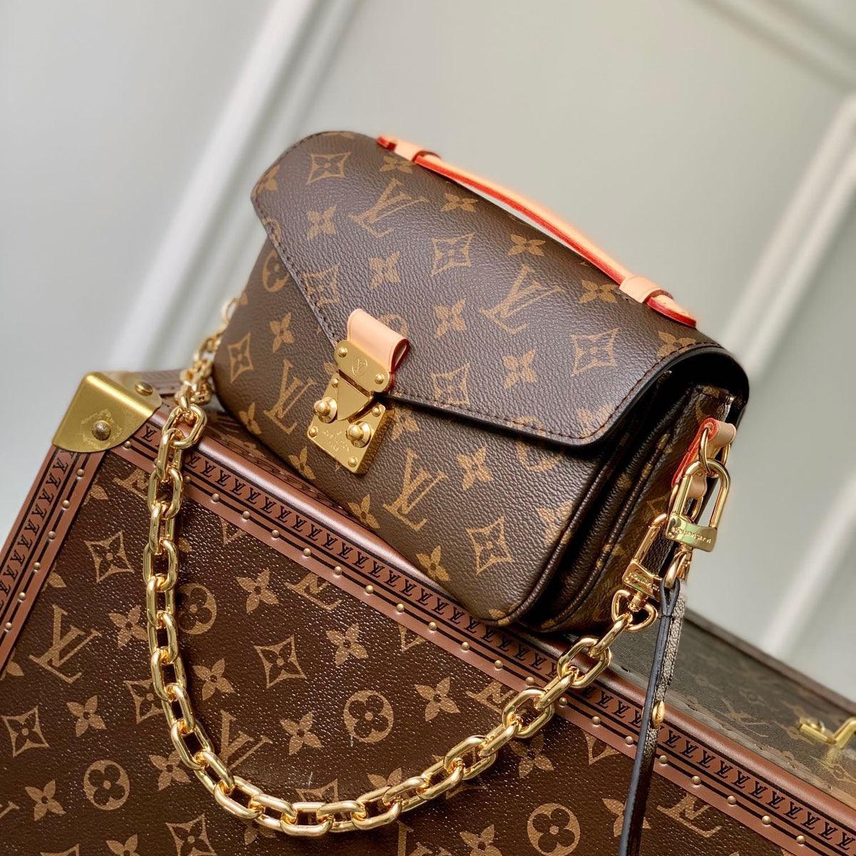 Louis Vuitton Wallets? Louis Vuitton Lou Pochette Metis East West Bag Compact Luxury Card Wallet