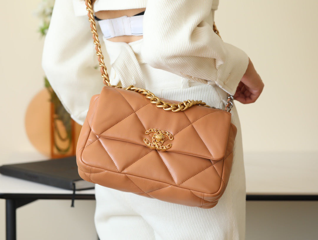 Chanel Wallets? Chanel 19 Bag Premium Leather Designer Wallet