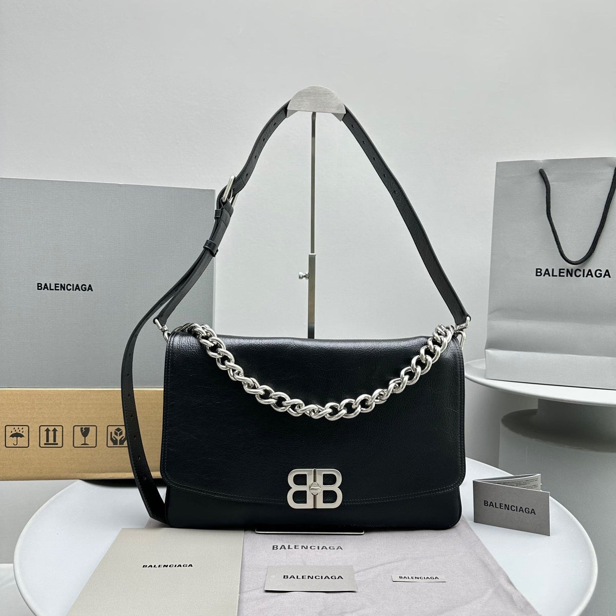 Wallets? Bal Bb Soft Large Flap Bag Premium Leather Designer Wallet