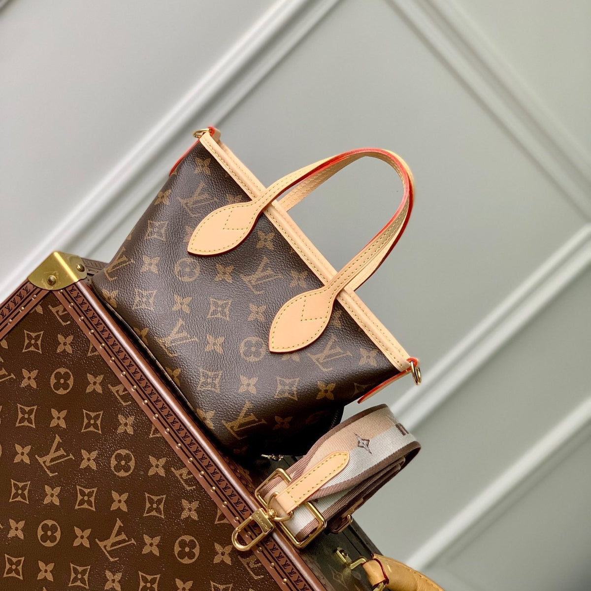 Louis Vuitton Bags- Louis Vuitton Lou Neverfull Bb Bag Nd Elegant Everyday Designer Handbag