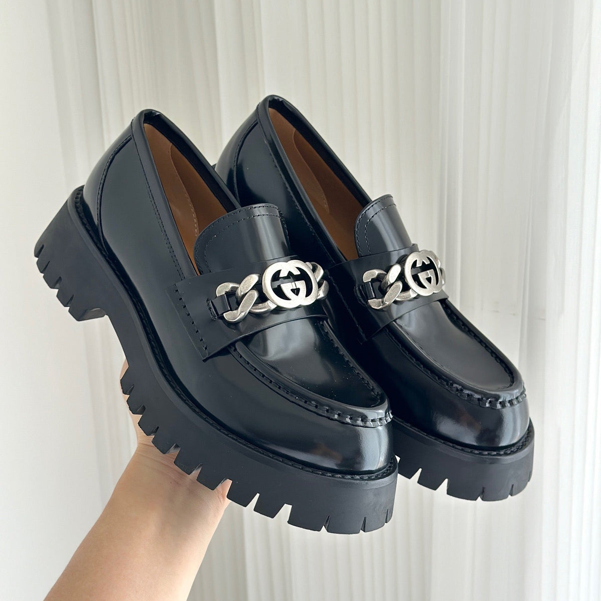 Front view of Gucci Loafers Nd premium loafers
