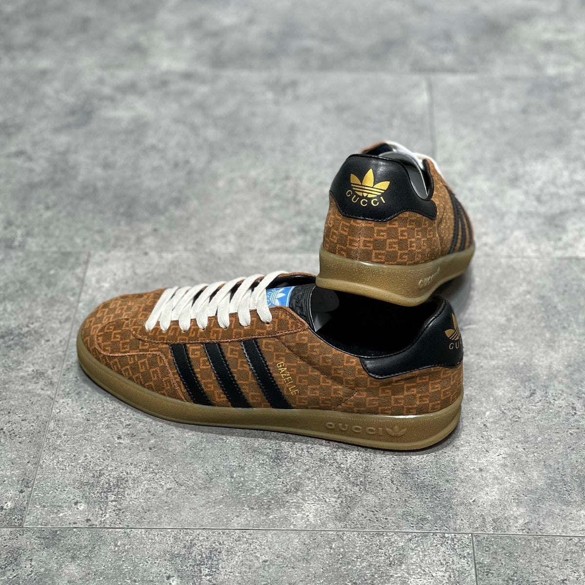 Gucci Shoes? Gucci x Adid Gazelle Sneaker Comfortable Everyday Designer Shoes