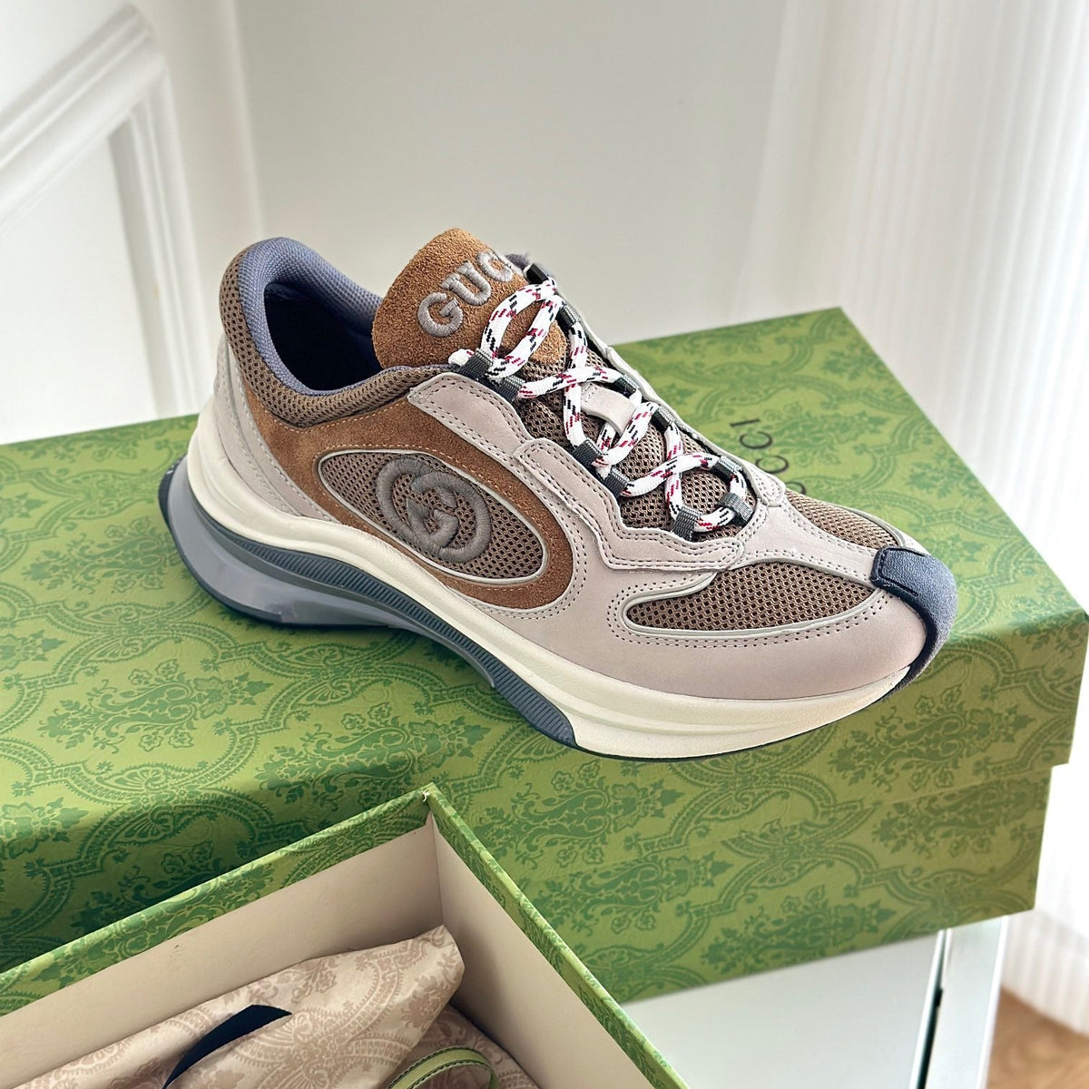 Gucci Shoes? Gucci Run Trainers Premium Designer Casual Shoes
