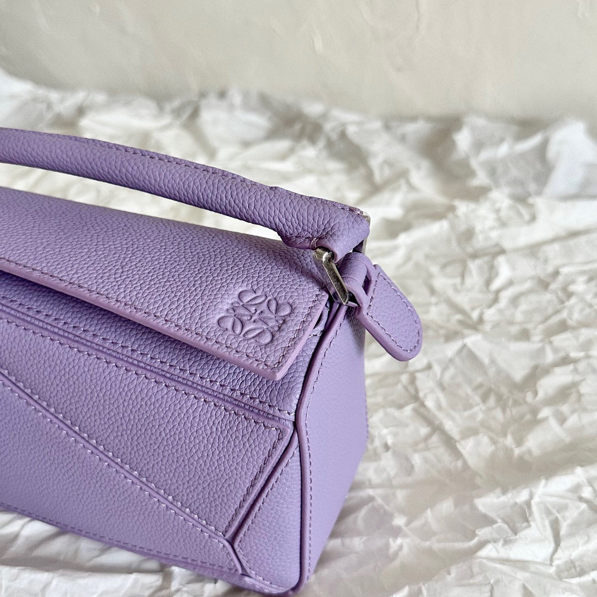 Wallets? Loew Mini Puzzle Edge Bag Premium Leather Designer Wallet
