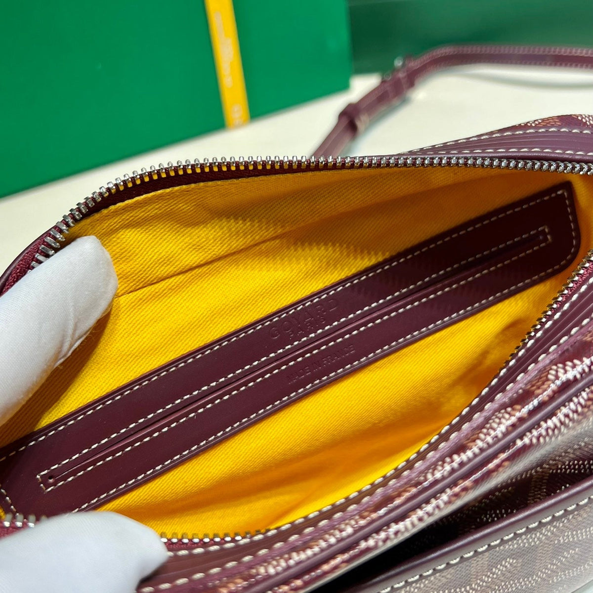 Wallets? Goya Cap Vert Bag Premium Leather Designer Wallet