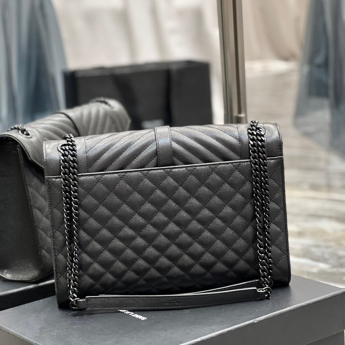 Saint Laurent Wallets? Saint Laurent Envelope Large Bag Compact Luxury Card Wallet