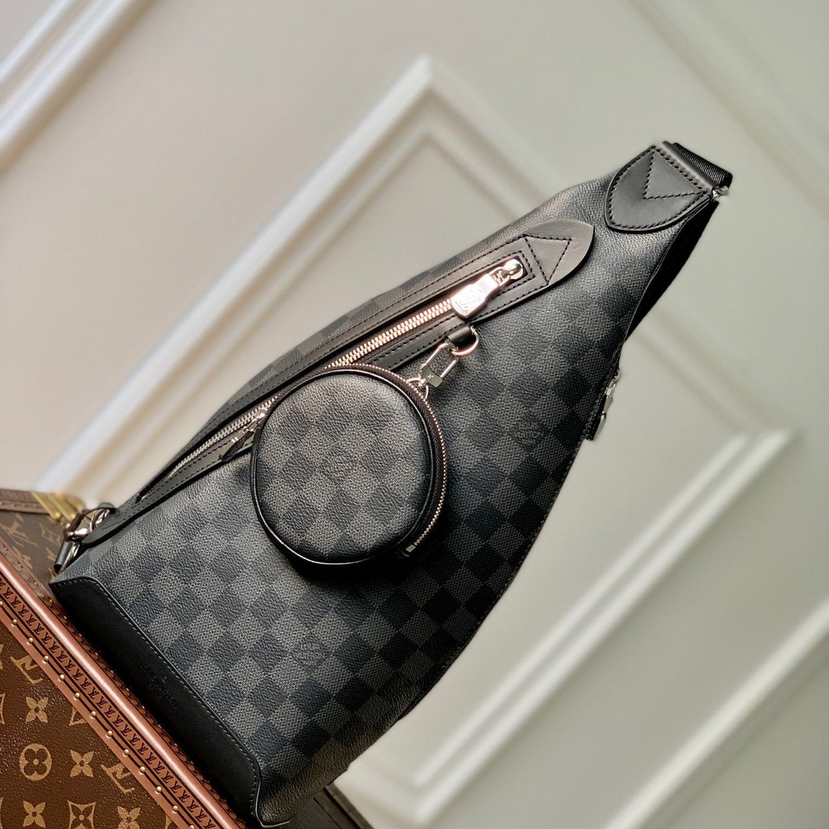 Louis Vuitton Wallets? Louis Vuitton Lou Duo Sling Bag Elegant Everyday Leather Wallet