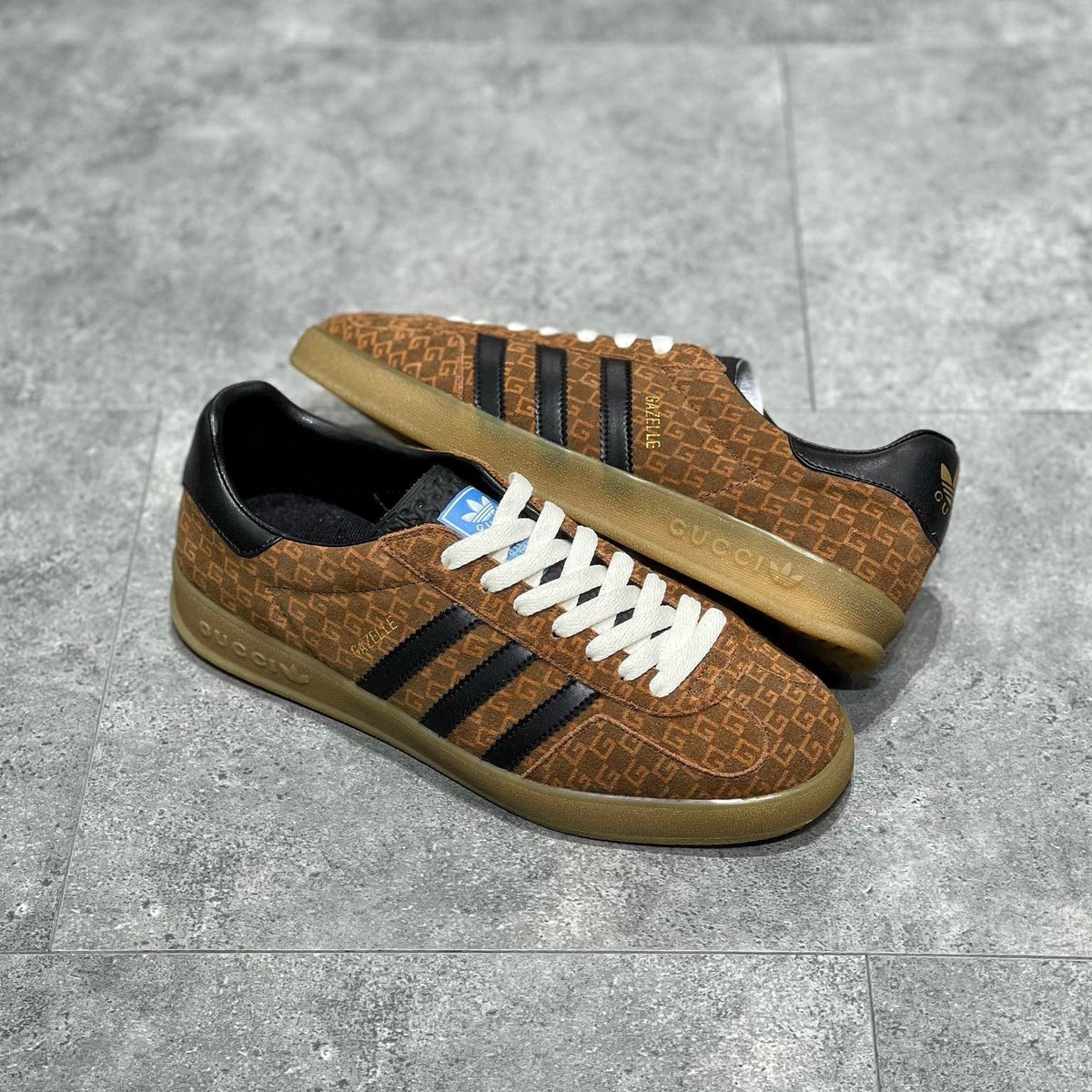 Gucci Shoes? Gucci x Adid Gazelle Sneaker Comfortable Everyday Designer Shoes