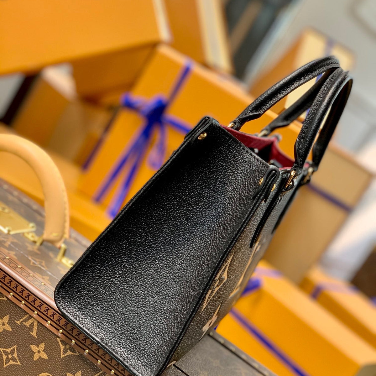 Bags- Lou Onthego Pm Tote Bag Nd by Luxury Designer Leather Handbag