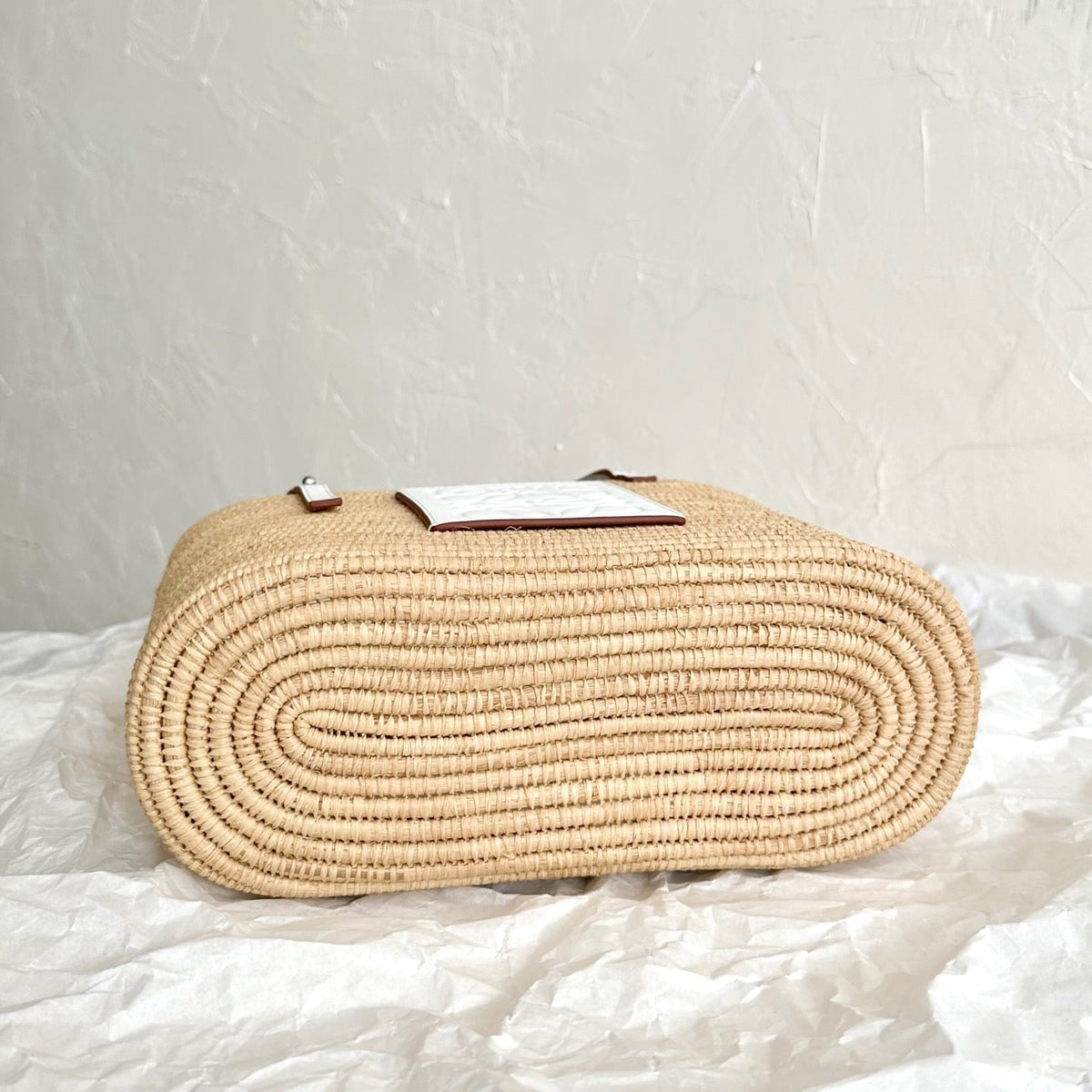 Wallets? Loew Small Square Basket Bag Elegant Everyday Leather Wallet