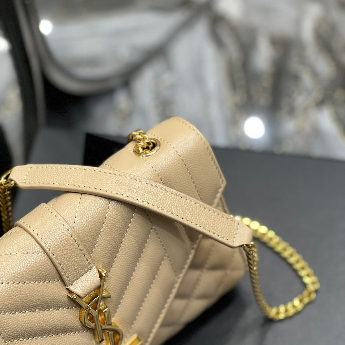 Saint Laurent Wallets? Saint Laurent Small Envelope Bag Premium Leather Designer Wallet