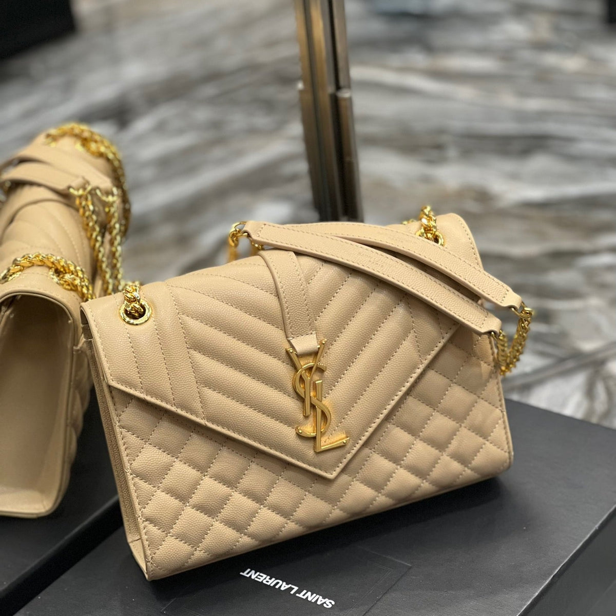 Saint Laurent Wallets? Saint Laurent Envelope Medium Bag Compact Luxury Card Wallet