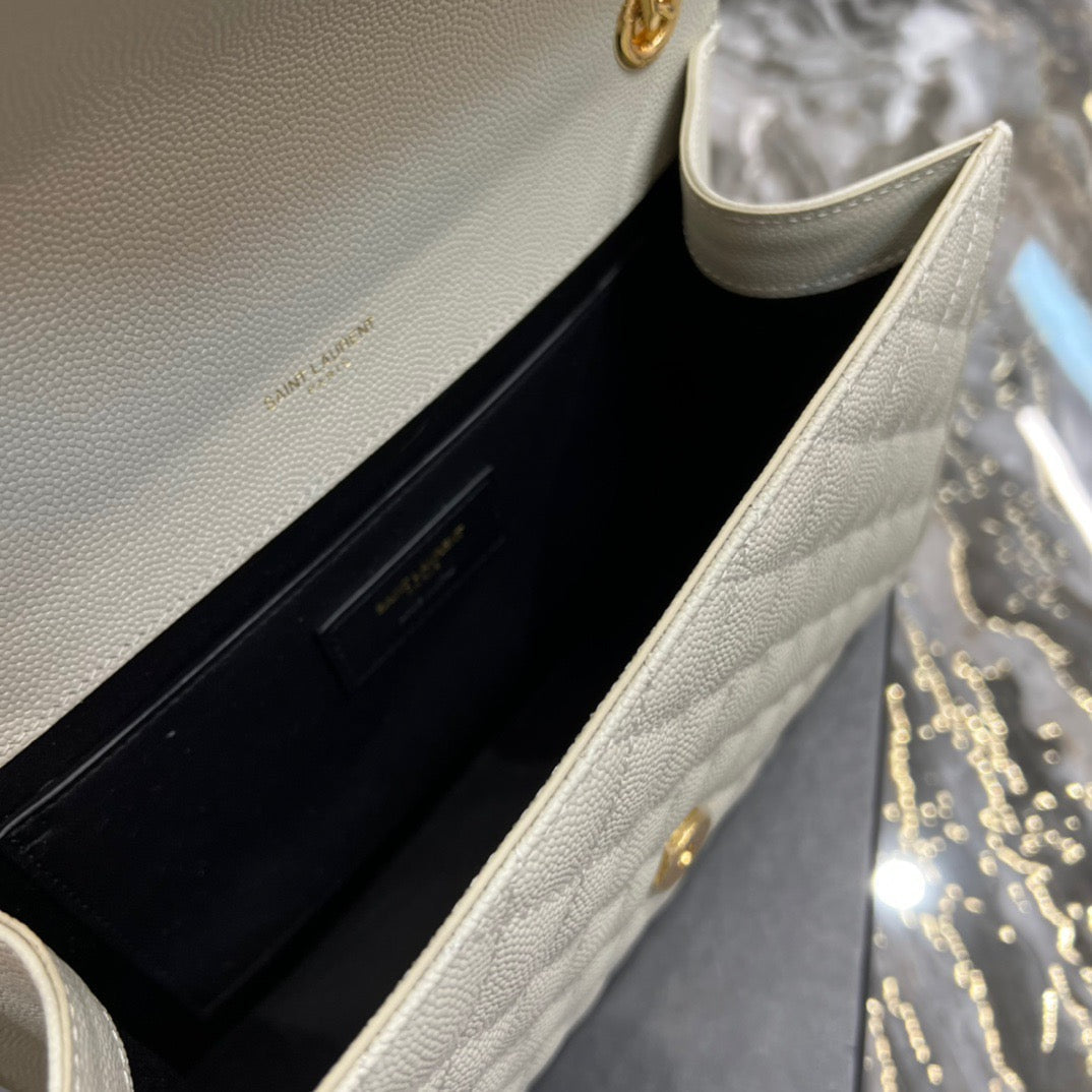 Saint Laurent Wallets? Saint Laurent Envelope Medium Bag Elegant Everyday Leather Wallet