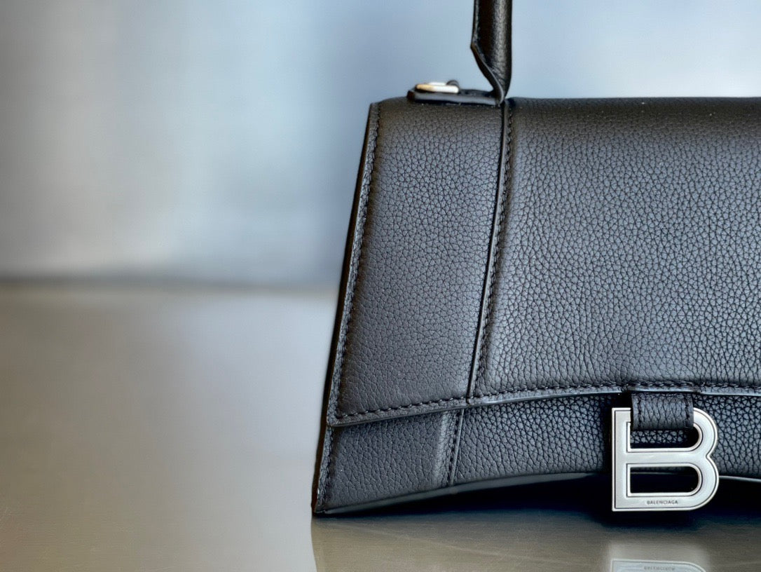 Wallets? Bal Hourglass Top Handle Bag Compact Luxury Card Wallet