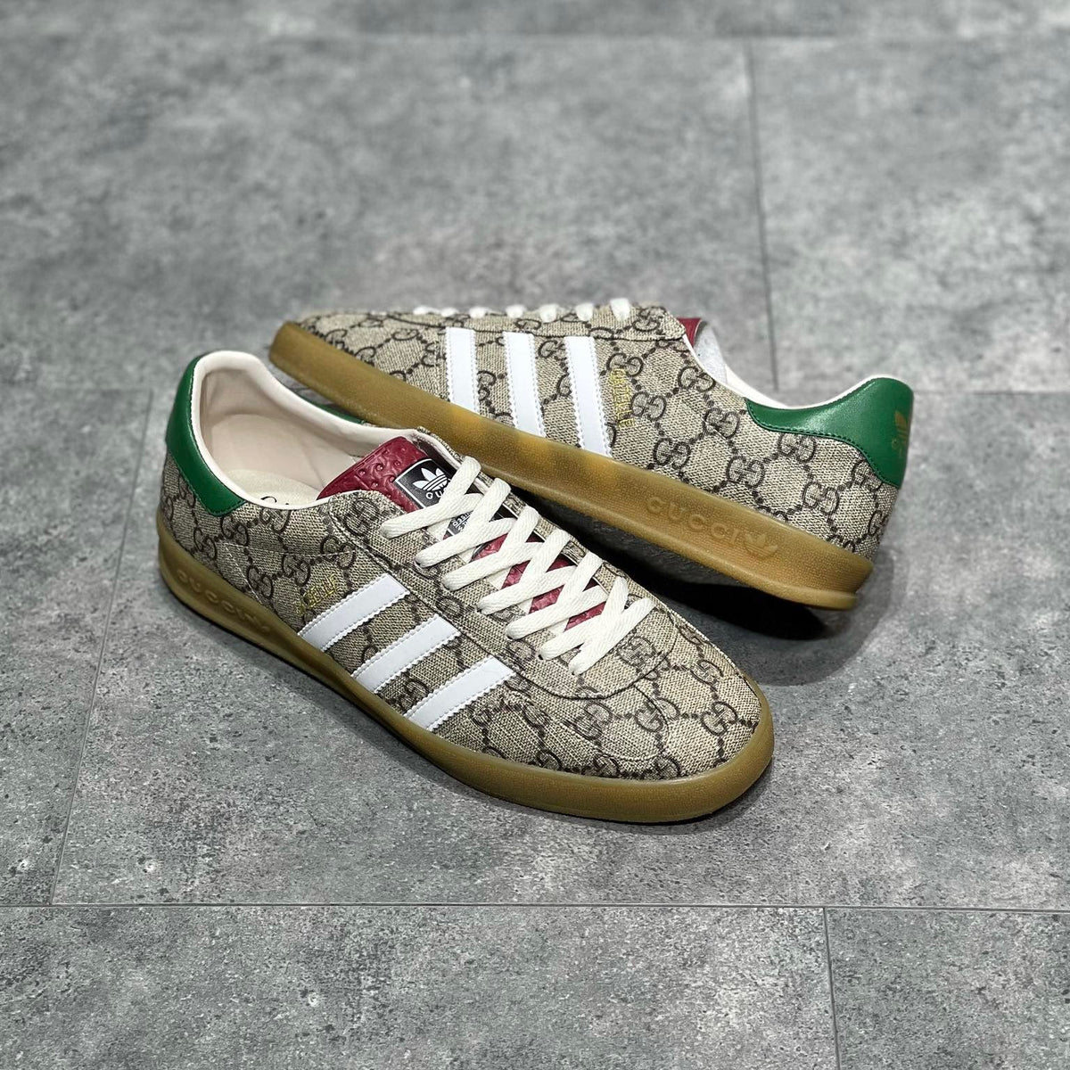 Gucci Shoes? Gucci x Adid Gazelle Sneaker Premium Designer Casual Shoes