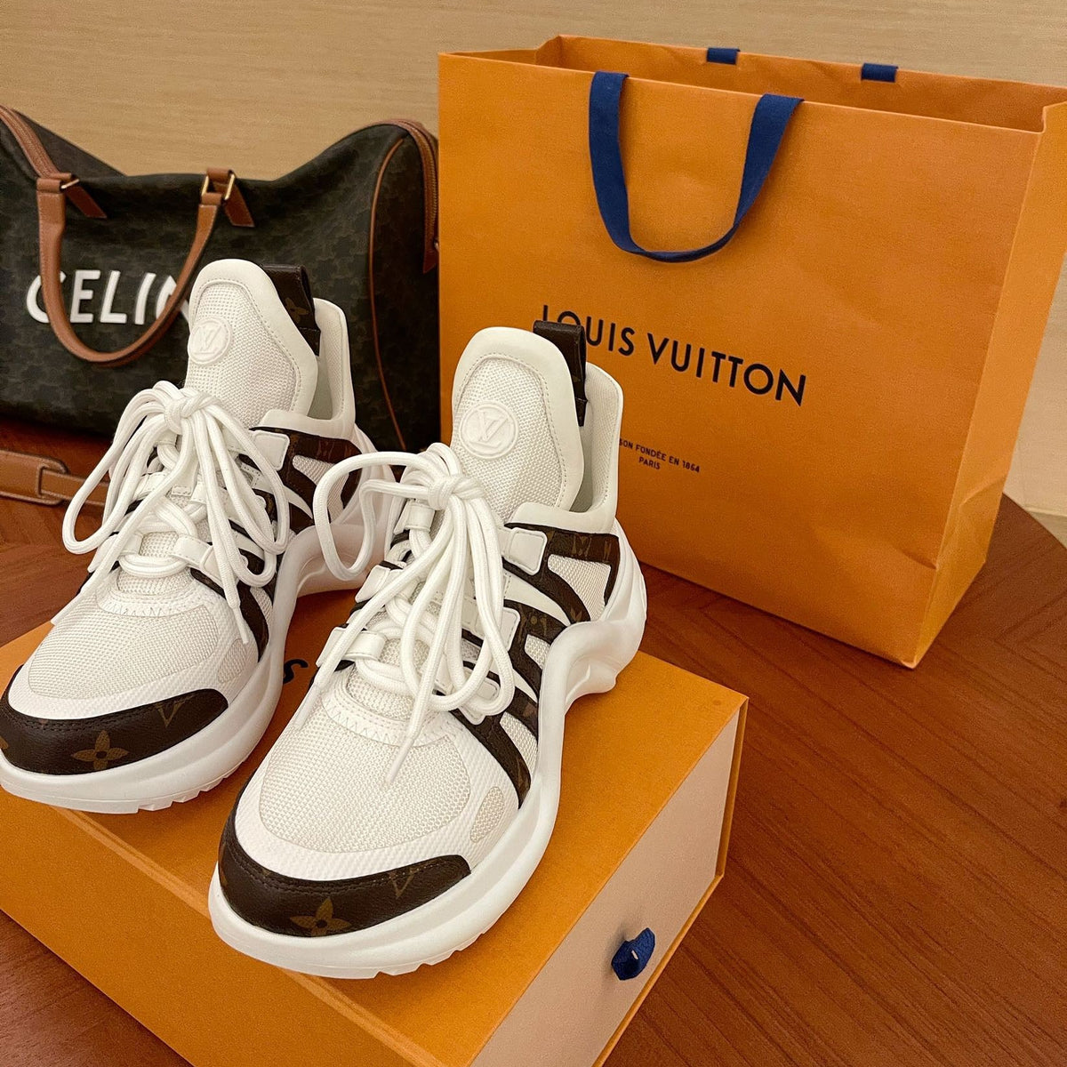 Louis Vuitton Shoes? Louis Vuitton Lou Archlight Trainers Premium Designer Casual Shoes