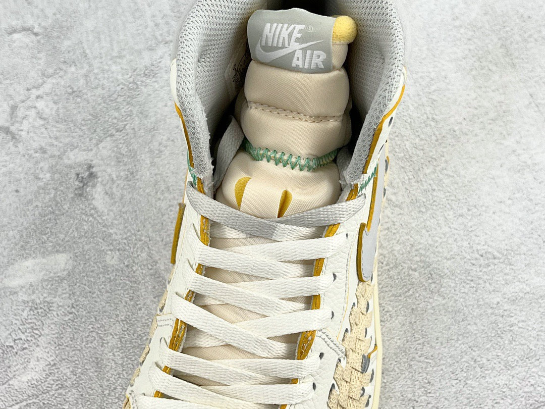 Jordan Shoes? Jordan 1 High Woven Premium Designer Casual Shoes