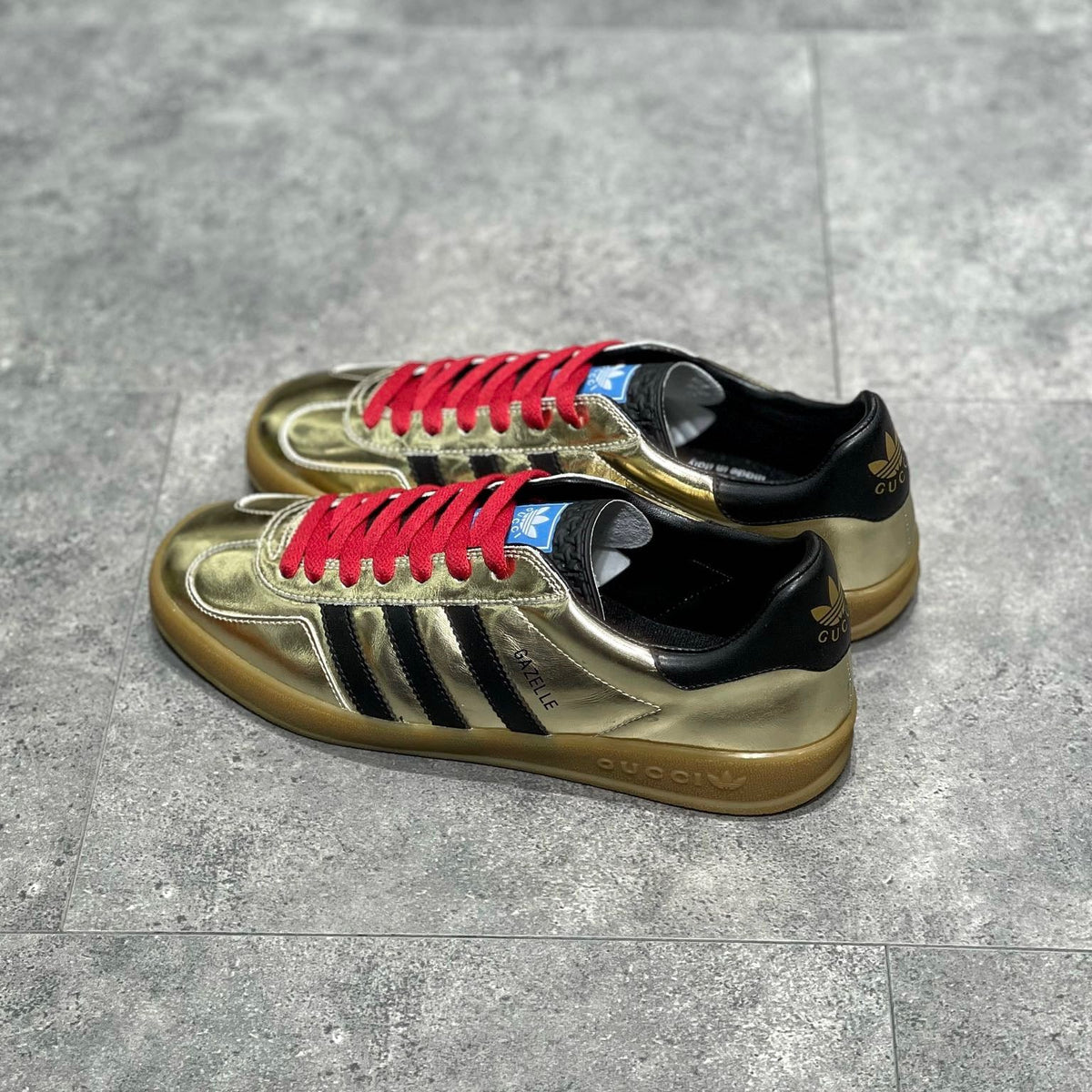 Gucci Shoes? Gucci x Adid Gazelle Sneaker Premium Designer Casual Shoes