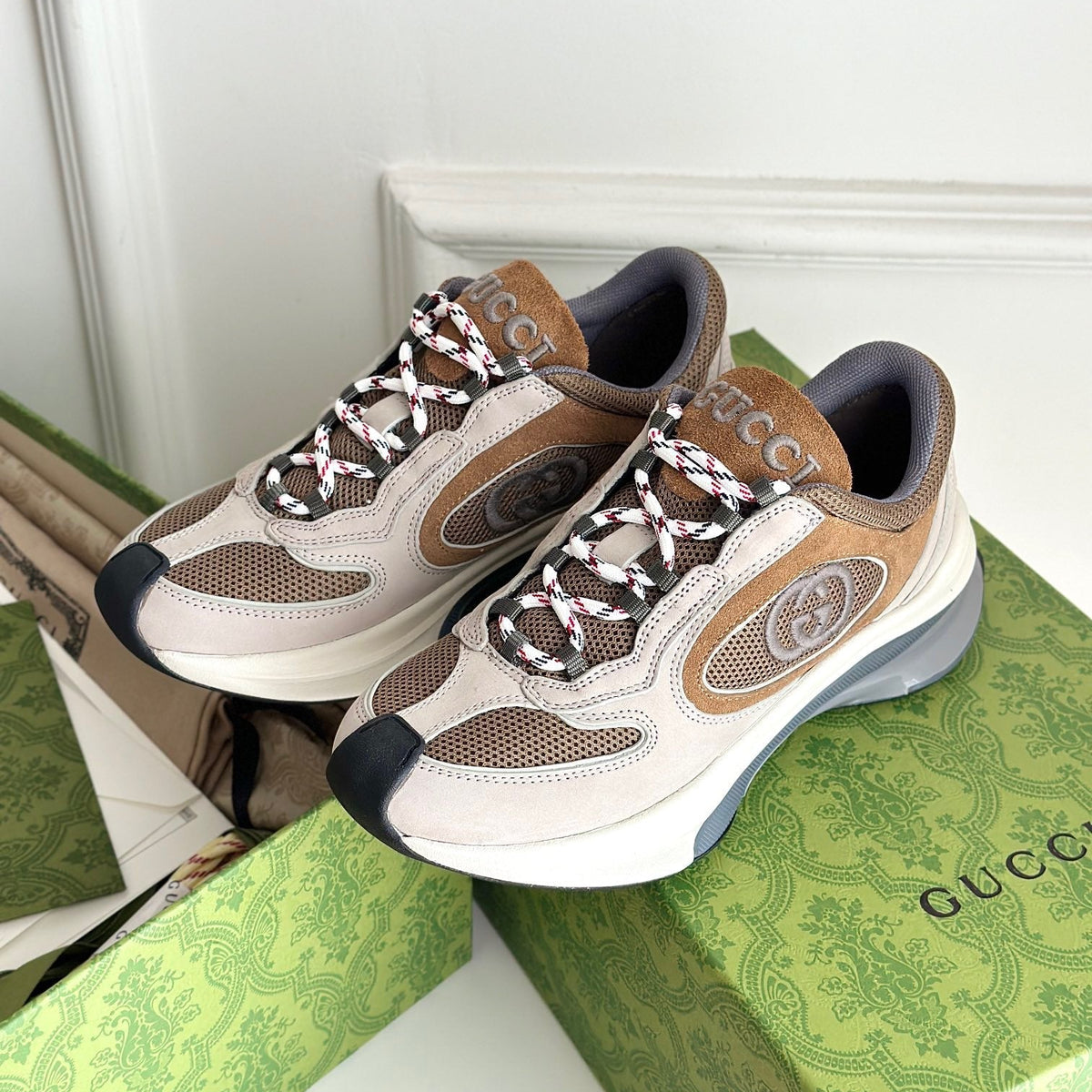 Gucci Shoes? Gucci Run Trainers Premium Designer Casual Shoes