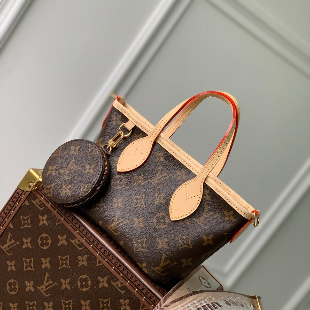 Louis Vuitton Bags- Louis Vuitton Lou Neverfull Bb Bag Nd Elegant Everyday Designer Handbag