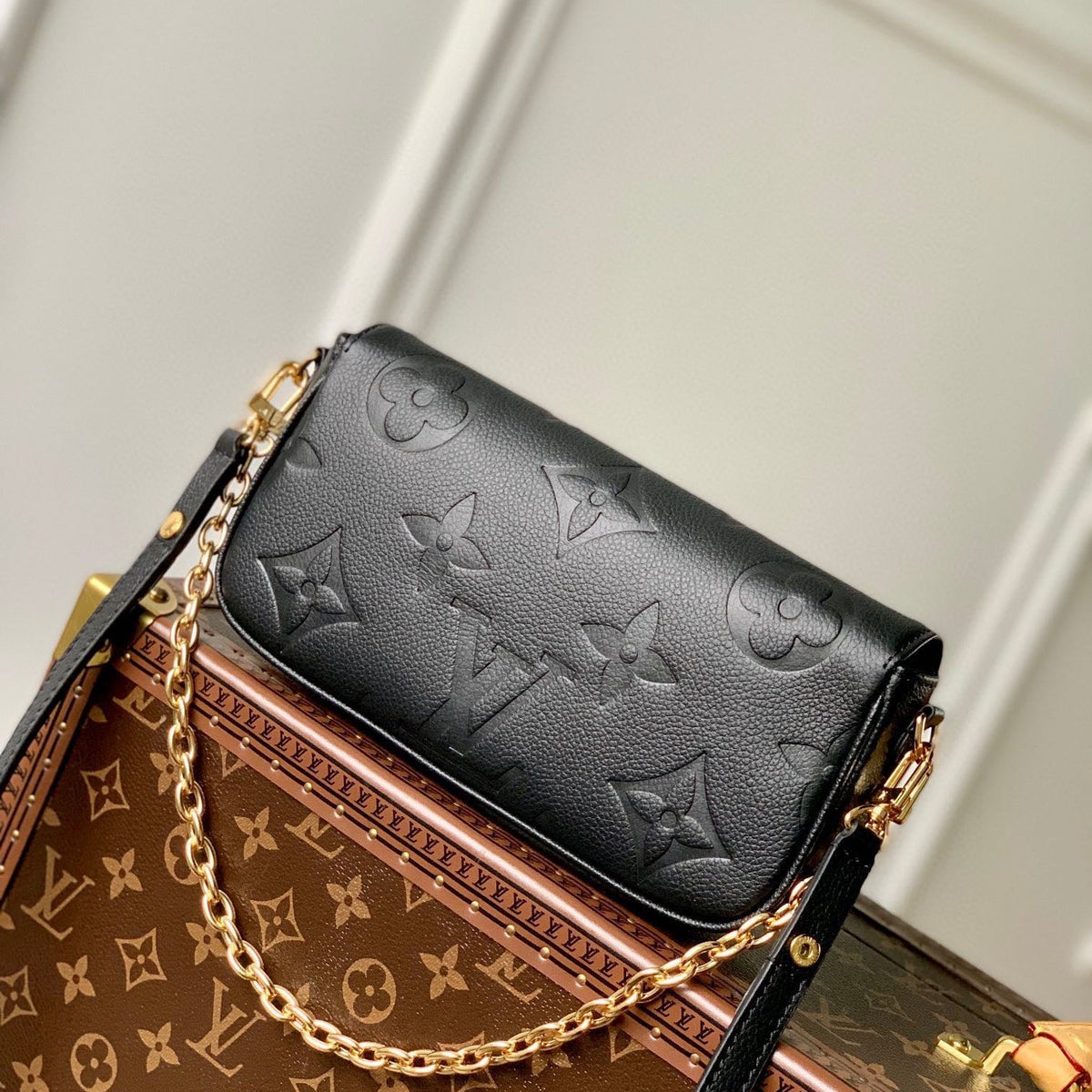 Louis Vuitton Wallets? Louis Vuitton Lou Ivy Wallet On Chain Bag Premium Leather Designer Wallet