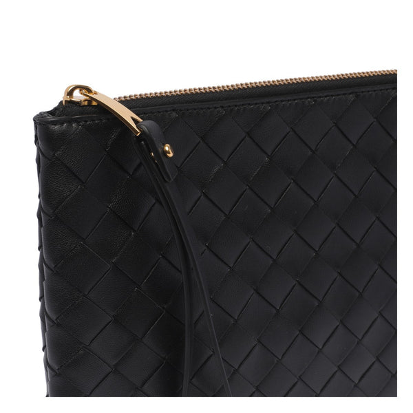 Bottega Veneta Bags? Bottega Veneta Women Intrecciato Flat Pouch Luxury Designer Leather Handbag