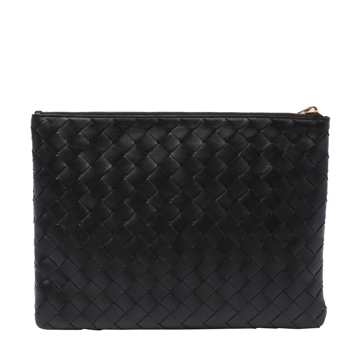 Bottega Veneta Bags? Bottega Veneta Women Intrecciato Flat Pouch Luxury Designer Leather Handbag