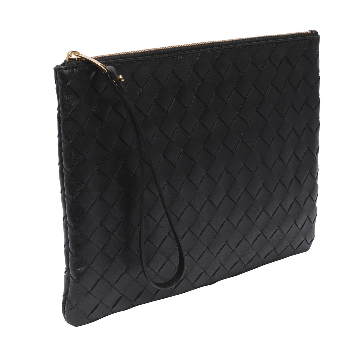 Bottega Veneta Bags? Bottega Veneta Women Intrecciato Flat Pouch Luxury Designer Leather Handbag