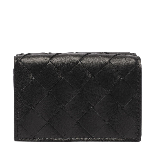 Bottega Veneta Wallets? Bottega Veneta Women Intrecciato Tiny Tri-Fold Wallet Compact Luxury Card Wallet