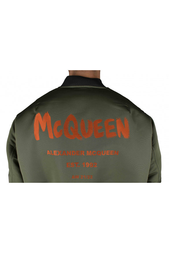 Alexander McQueen Jackets? Alexander Mcqueen Men Bomber Jacket Stylish Everyday Designer Outerwear