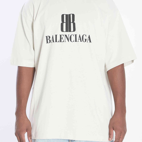 Balenciaga tee shirts luxury designer piece front view