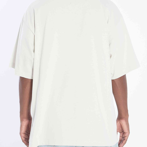 Close-up of Balenciaga tee shirts hardware and fine stitching