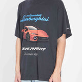 Balenciaga premium tee shirts detail and craftsmanship close-up