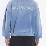 Close-up of Balenciaga sweaters & pullovers hardware and fine stitching
