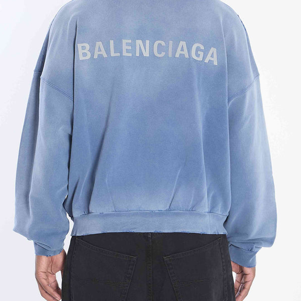 Close-up of Balenciaga sweaters & pullovers hardware and fine stitching