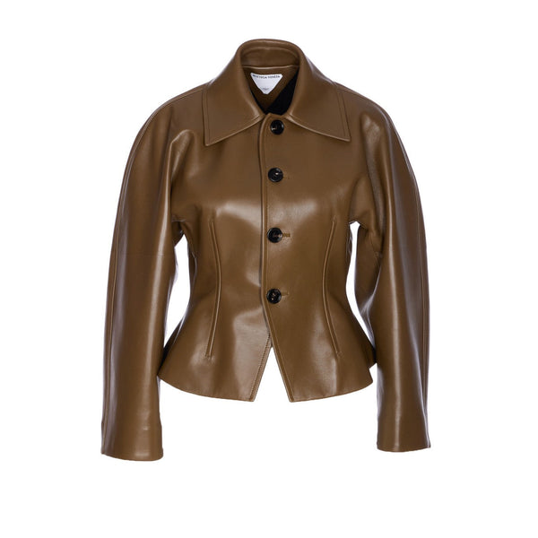 Bottega Veneta Jackets? Bottega Veneta Women Leather Jacket Premium Casual Designer Jacket