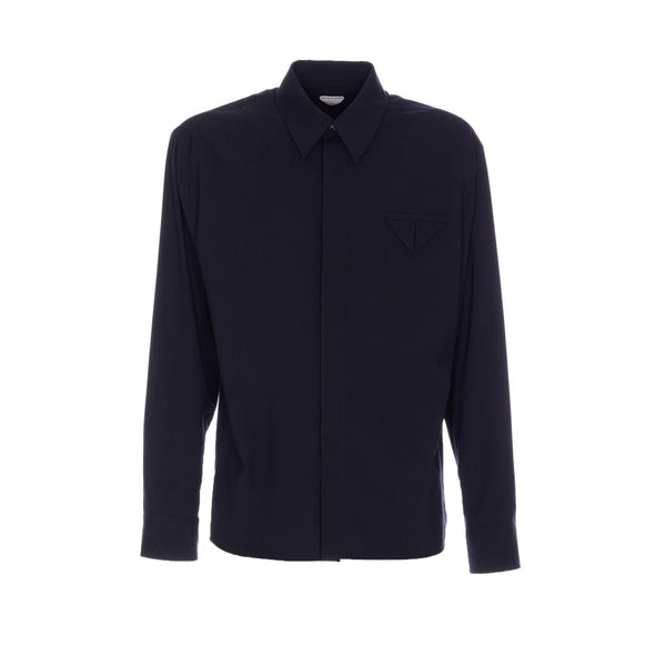 Bottega Veneta Tops? Bottega Veneta Men Light Wool Shirt Premium Designer Casual Top