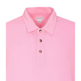 Close-up of Bottega Veneta tee shirts hardware and fine stitching