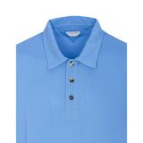 Close-up of Bottega Veneta tee shirts hardware and fine stitching