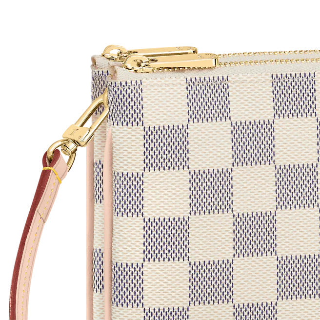 Louis Vuitton Bags? Louis Vuitton Double Zip Pochette Luxury Designer Leather Handbag