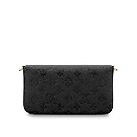 Louis Vuitton Pochette Félicie Monogram Empreinte  Black