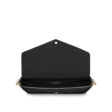 Velouxe Bags?  Velouxe Pochette Félicie Monogram Empreinte Black Elegant Everyday Designer Handbag