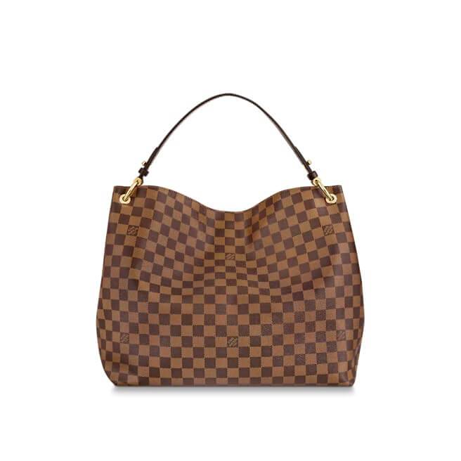 Louis Vuitton Bags? Louis Vuitton Graceful MM Brown Premium Designer Shoulder Bag