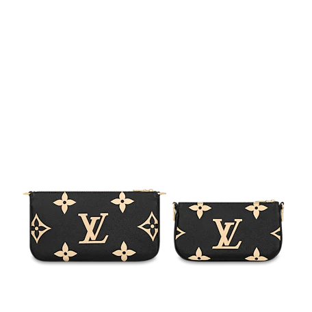 Louis Vuitton Bags? Louis Vuitton Multi Pochette Accessoires Bicolor Monogram Empreinte Premium Designer Shoulder Bag