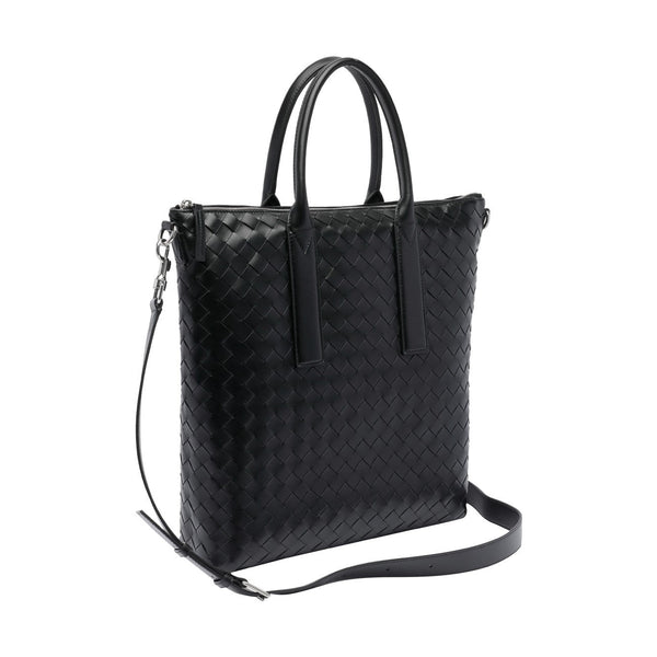 Bottega Veneta Bags? Bottega Veneta Men North-South Zipped Intrecciato Tote Elegant Everyday Designer Handbag