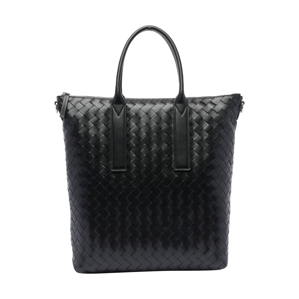 Bottega Veneta Bags? Bottega Veneta Men North-South Zipped Intrecciato Tote Elegant Everyday Designer Handbag
