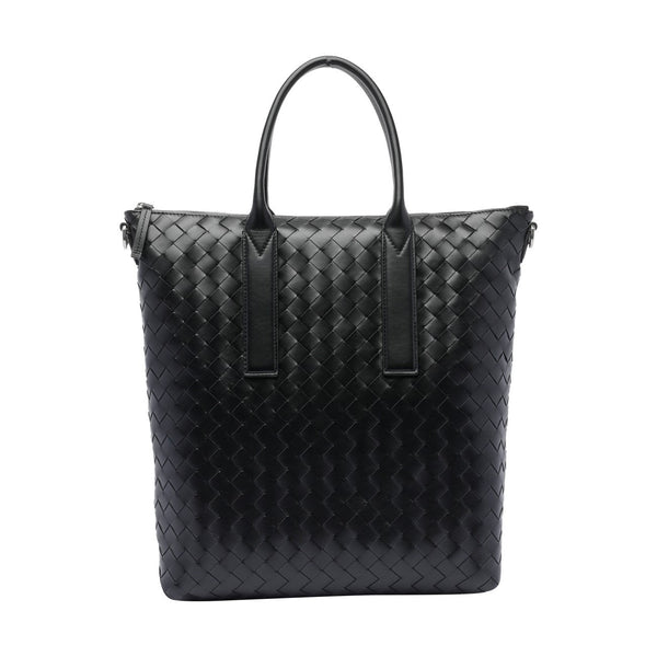 Bottega Veneta Bags? Bottega Veneta Men North-South Zipped Intrecciato Tote Elegant Everyday Designer Handbag